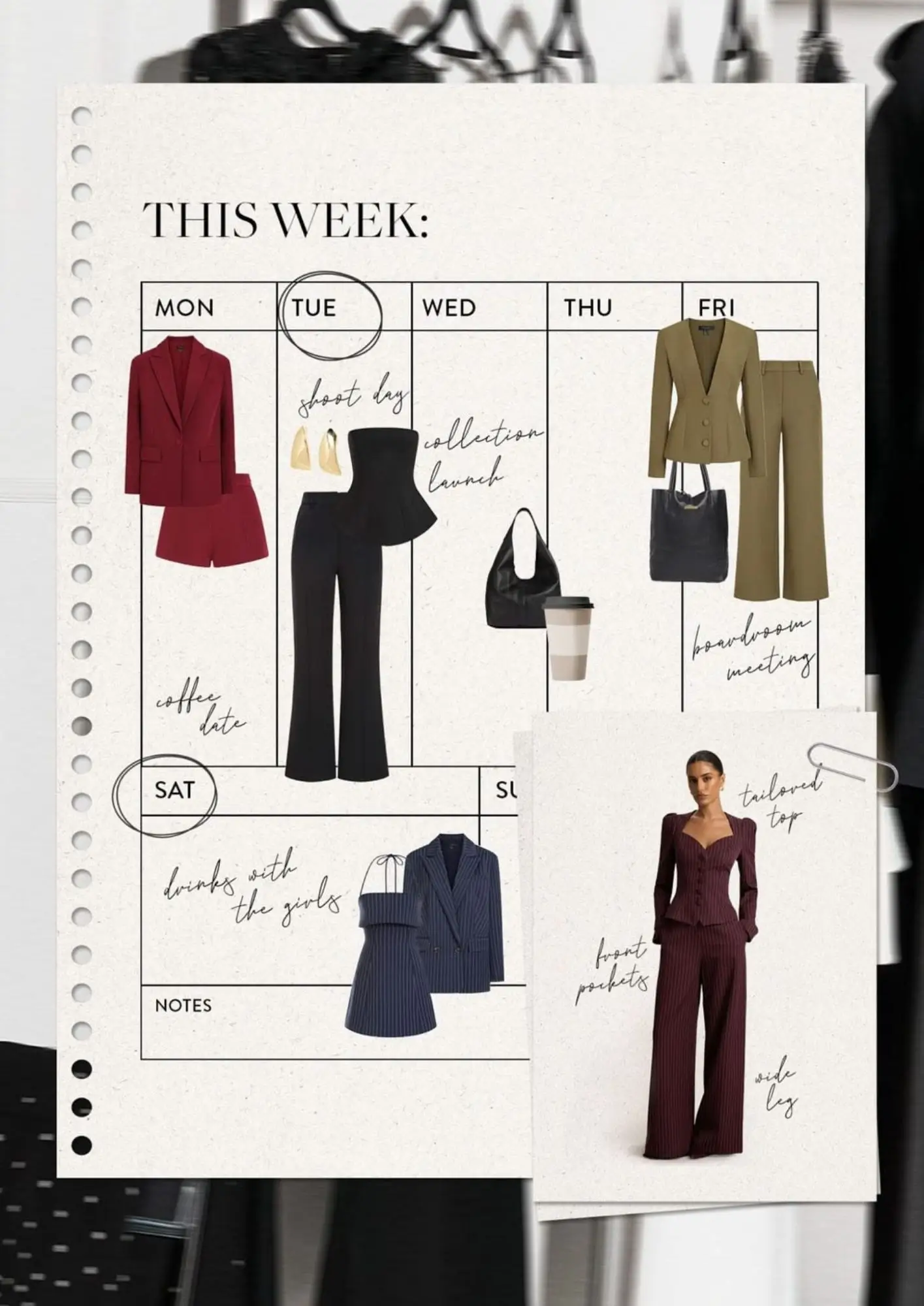 Weekly Outfit Planner